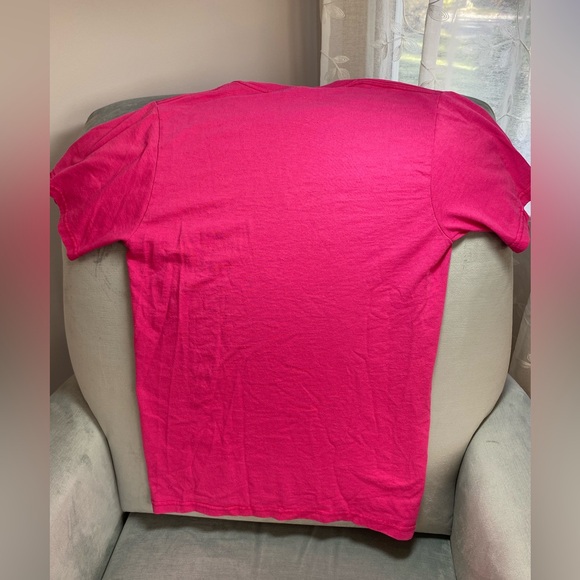 Penn State pink women’s size small T-shirt, vintage 17”pit pit 27.5“L EUC - Picture 10 of 11